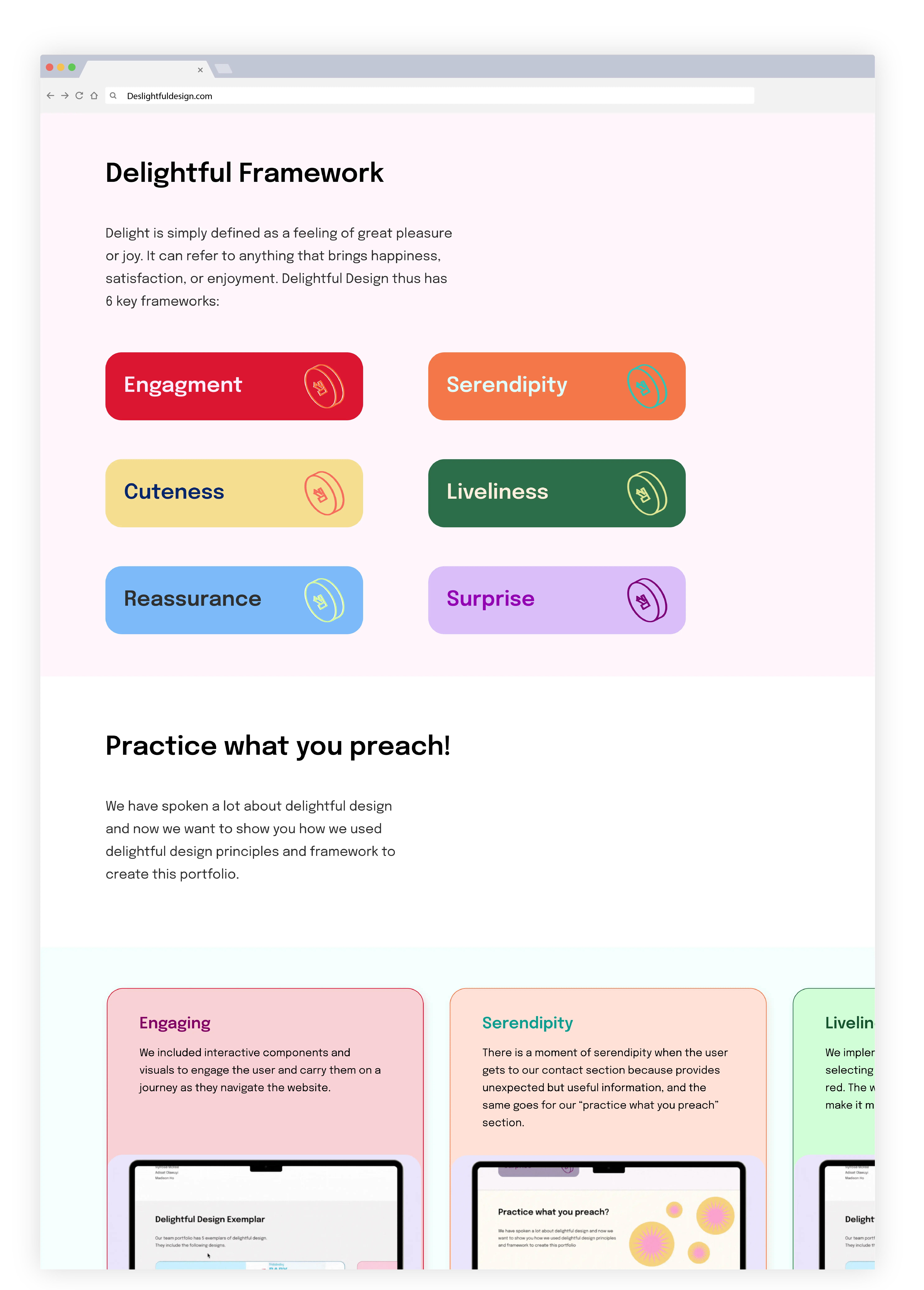 Delightful Design Website